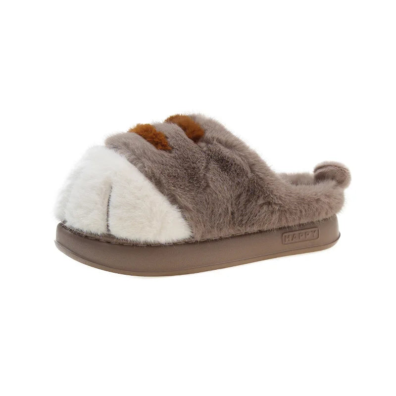 Zapatillas de Casa "Pata de Gato" - Pantuflas Suaves y Antideslizantes (Unisex y Niños).
