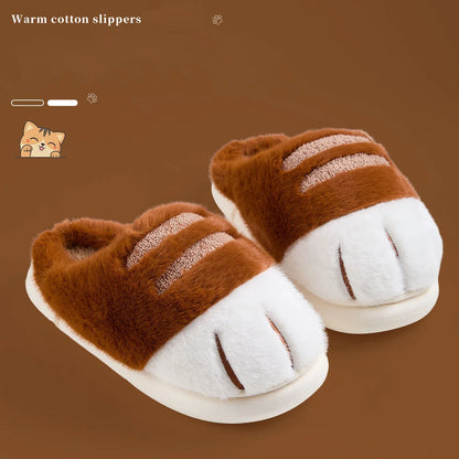 Zapatillas de Casa "Pata de Gato" - Pantuflas Suaves y Antideslizantes (Unisex y Niños).