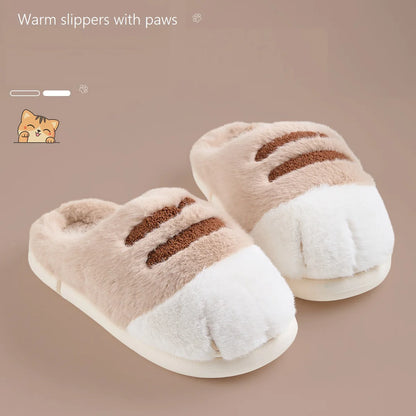 Zapatillas de Casa "Pata de Gato" - Pantuflas Suaves y Antideslizantes (Unisex y Niños).