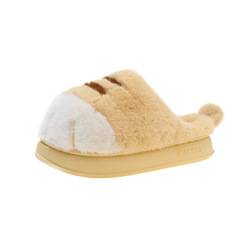 Zapatillas de Casa "Pata de Gato" - Pantuflas Suaves y Antideslizantes (Unisex y Niños).